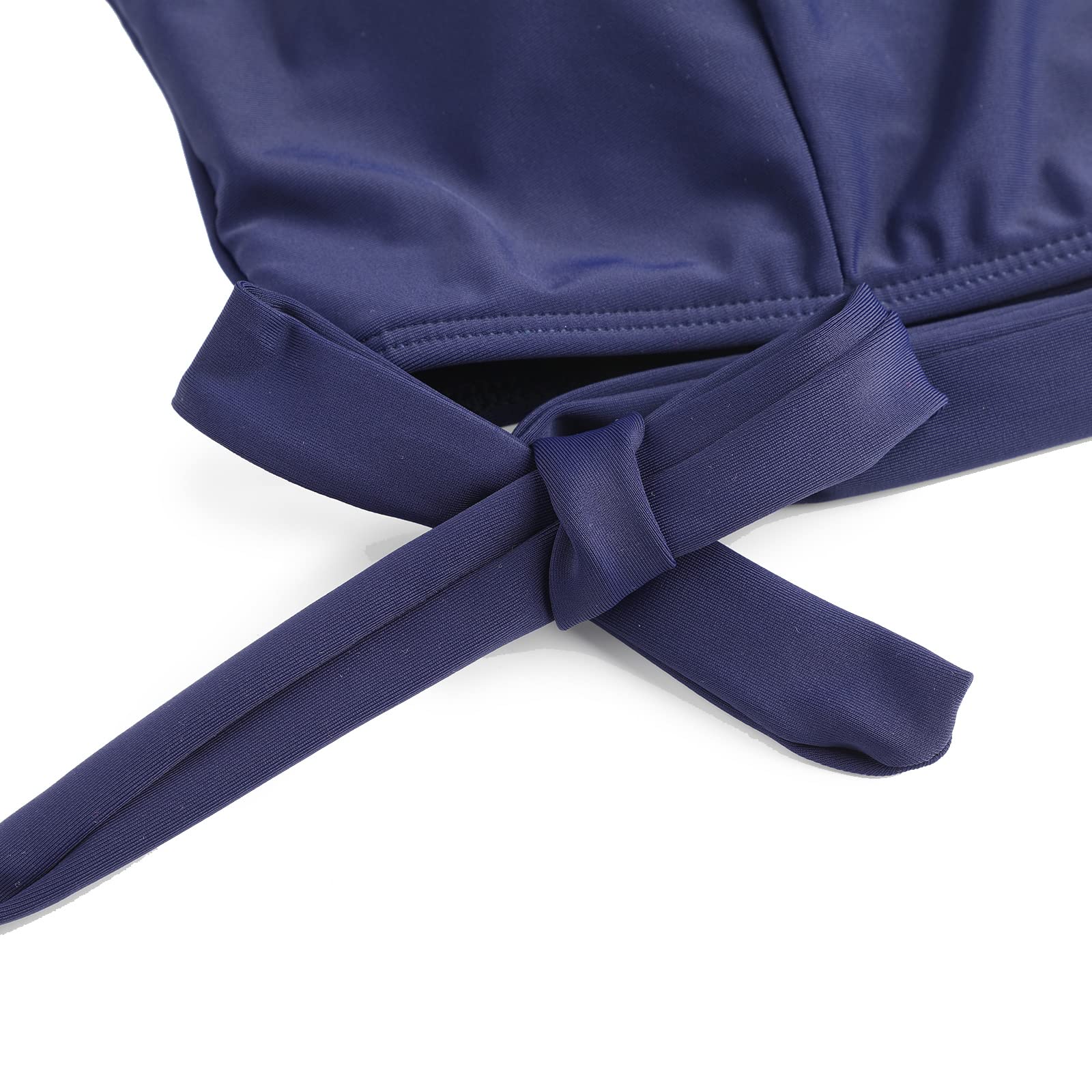 Damski zestaw bikini z wysokim stanem, dwuczęściowy kostium kąpielowy, na jedno ramię, moda kąpielowa