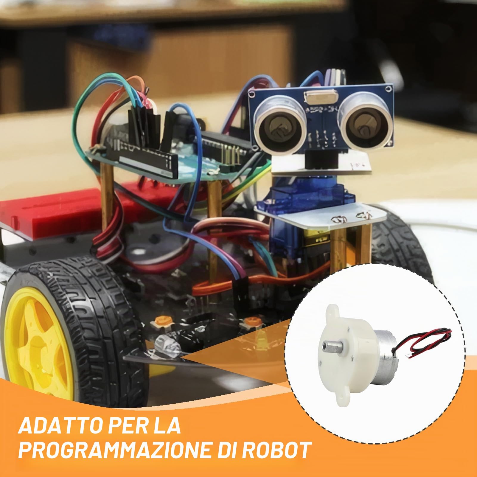 Motore elettrico a bassa velocità ad alta coppia DC 5V, motore con ingranaggi in plastica, motore in miniatura a riduzione di decelerazione per applicazioni di piccolo motore elettrico