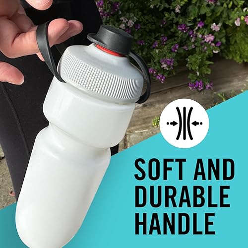 Miniatura 4 de Paquete de 2 protectores de barro con mango duradero para botellas polares, solo se adapta a boquillas rojas, parte superior de botella no incluida,