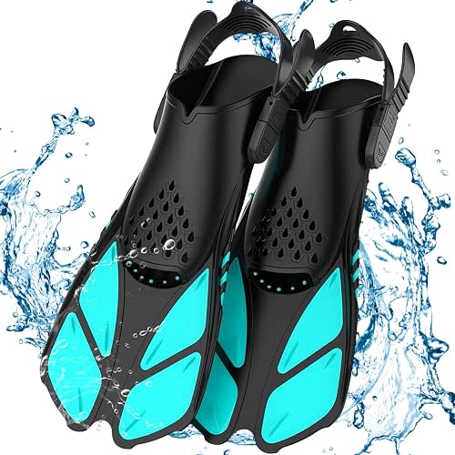 Palmes - Palmes Natation Piscine,Palmes Chaussantes de Snorkeling, Palmes Longues
