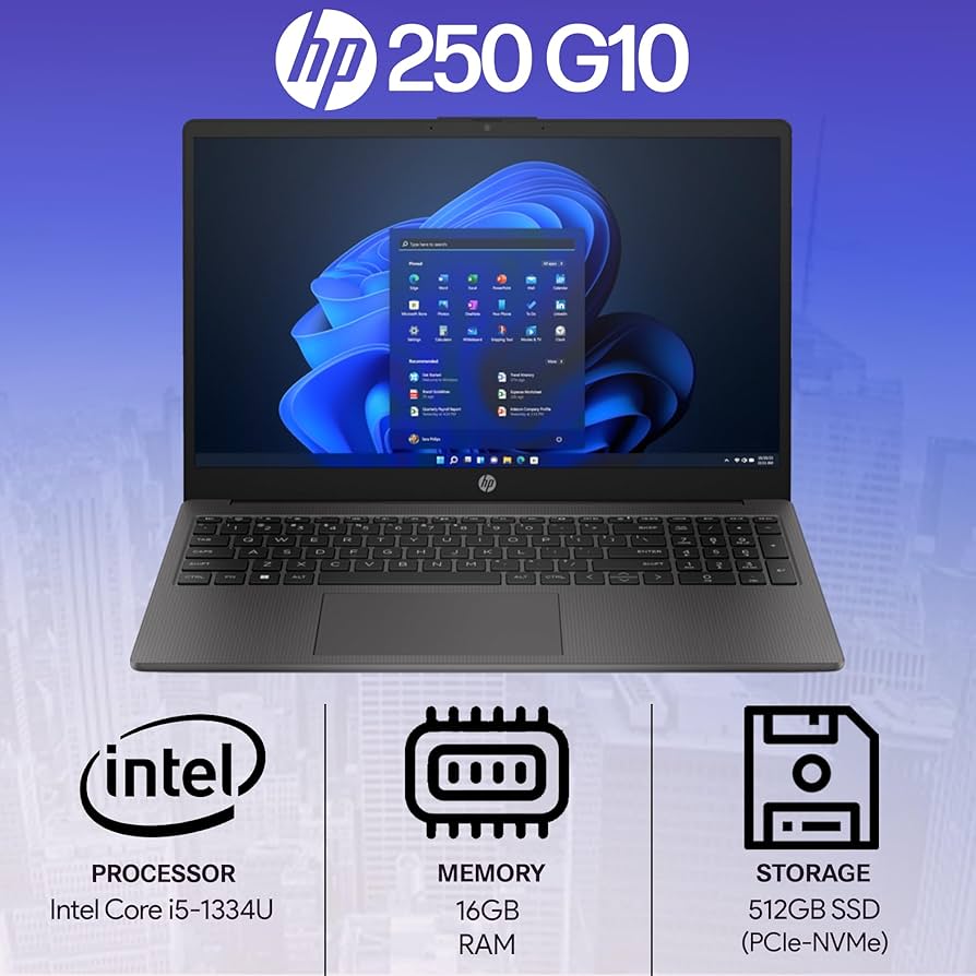 Amazon.com: HP 250 255 G10 Business Laptop 15.6