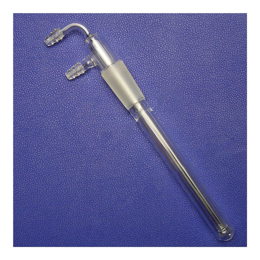 Szklany kondensator laboratoryjny 24/40 200 mm z przyłączem węża