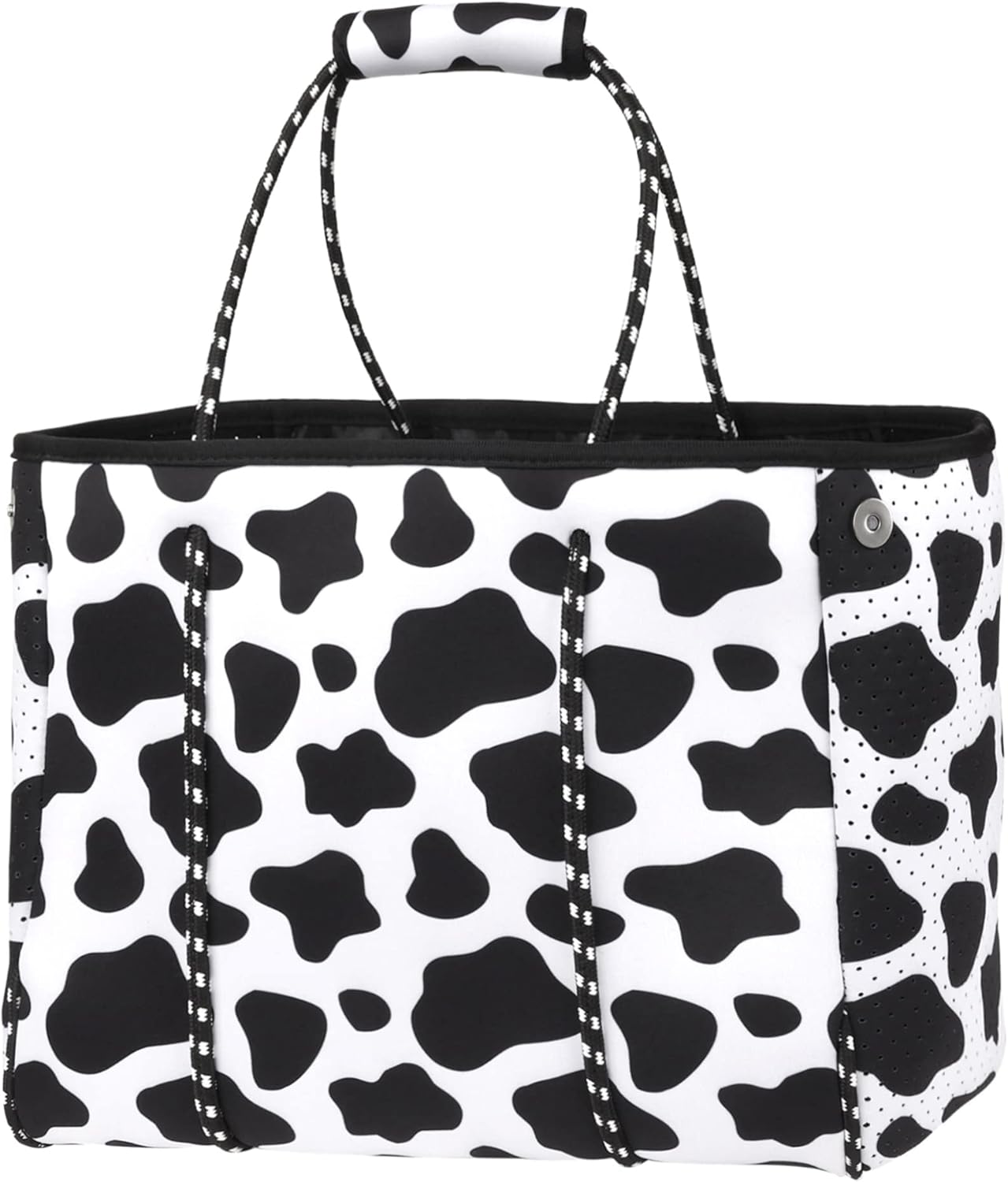 Neoprene Tote Bag - Large Travel Beach Pool Gym Handbag for Women & Men