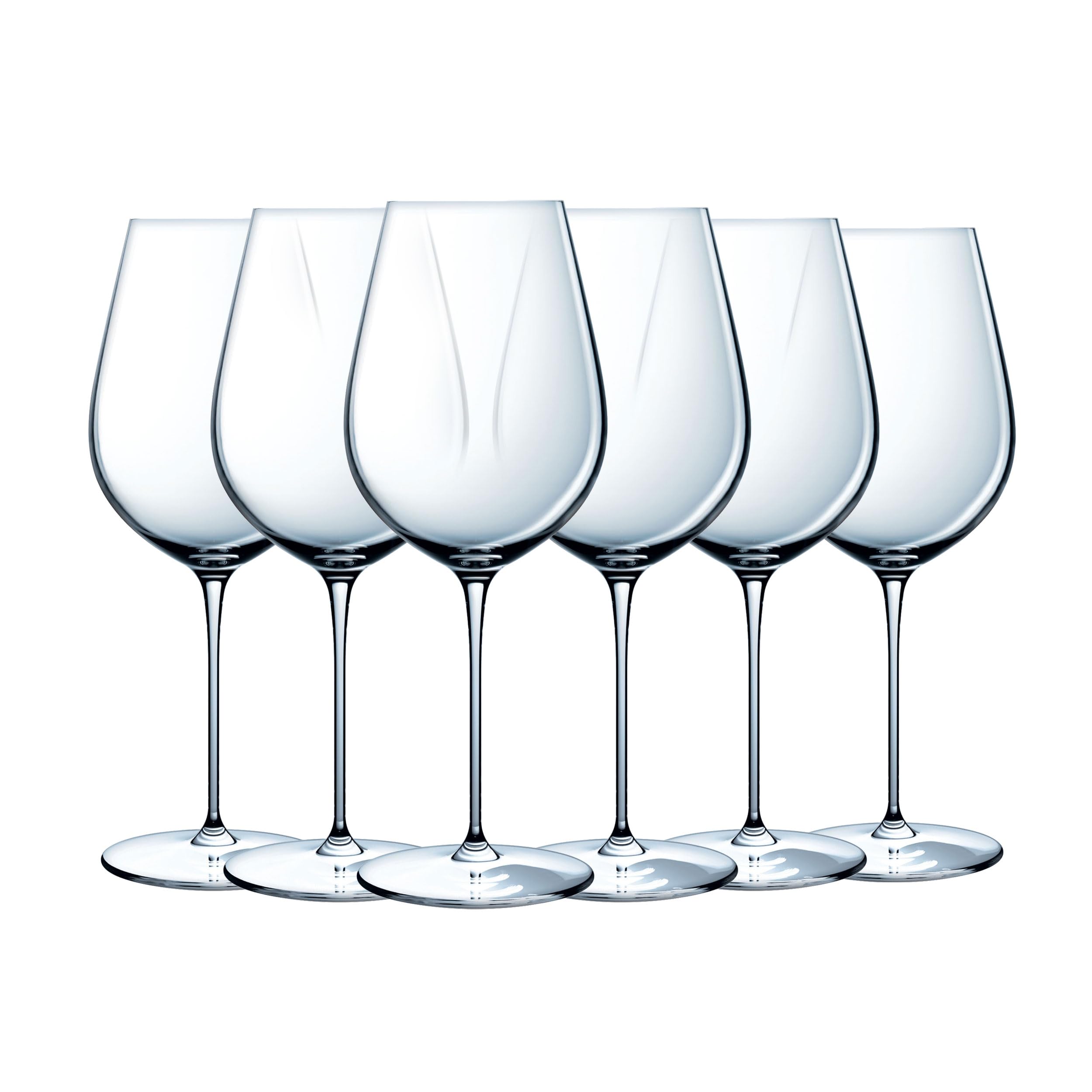 Chef & Sommelier Galea – Set da 6 calici da vino bianco 38 cl in vetro cristallino – Vino bianco, degustazione e servizio tavola – Alta resistenza – Lavabili in lavastoviglie – Fabbricati in Francia