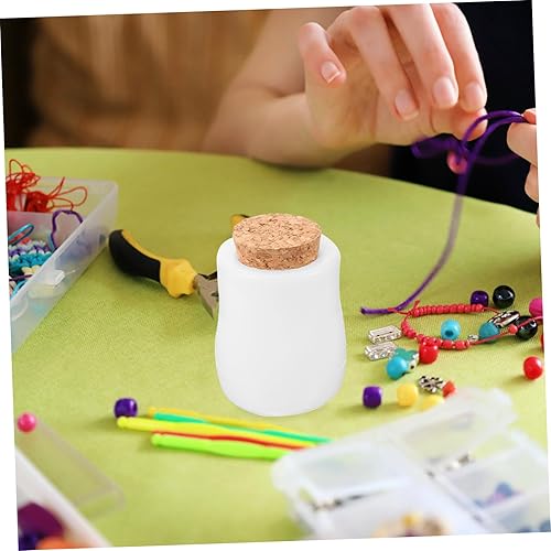 Miniatura 2 de Anneome 1 juego de bricolaje de resina de cristal epoxi tarro botella espejo molde de silicona DIY manualidades molde de resina manualidades moldes