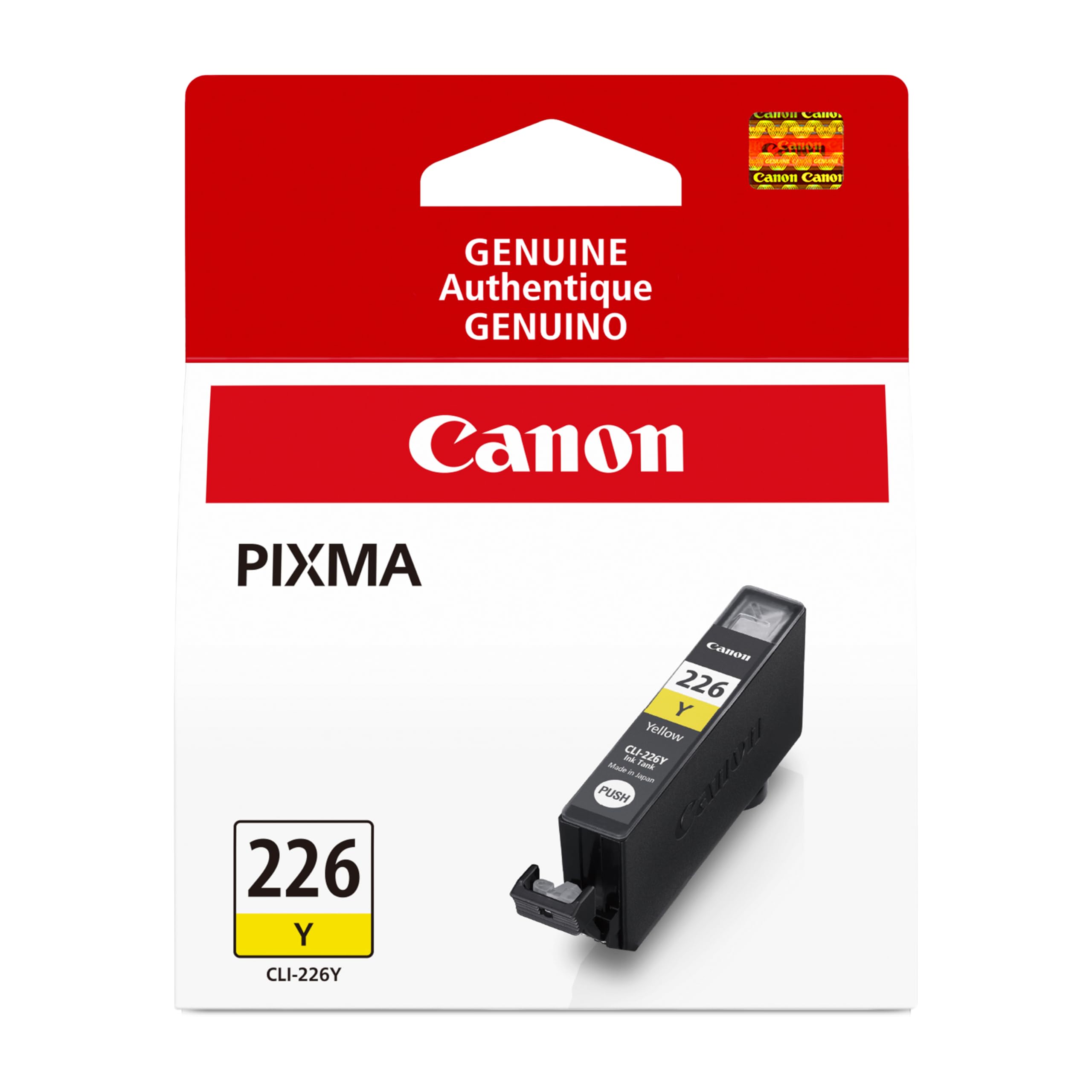 Amazon.com: Canon CLI-226 Genuine Yellow Ink Tank, Compatible with