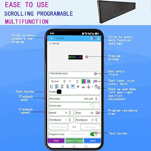 Miniatura 7 de P10 Señales LED a todo color al aire libre Control WIFI con alto brillo de desplazamiento led señal programable para tienda tablero de negocios (77