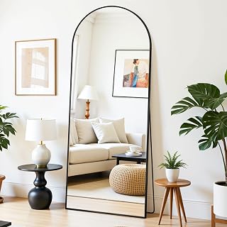 Floor Mirror, 58"×18" Full Length Mirror with Stand for Bedroom Living Room, Black - Amazon product rated Grade A