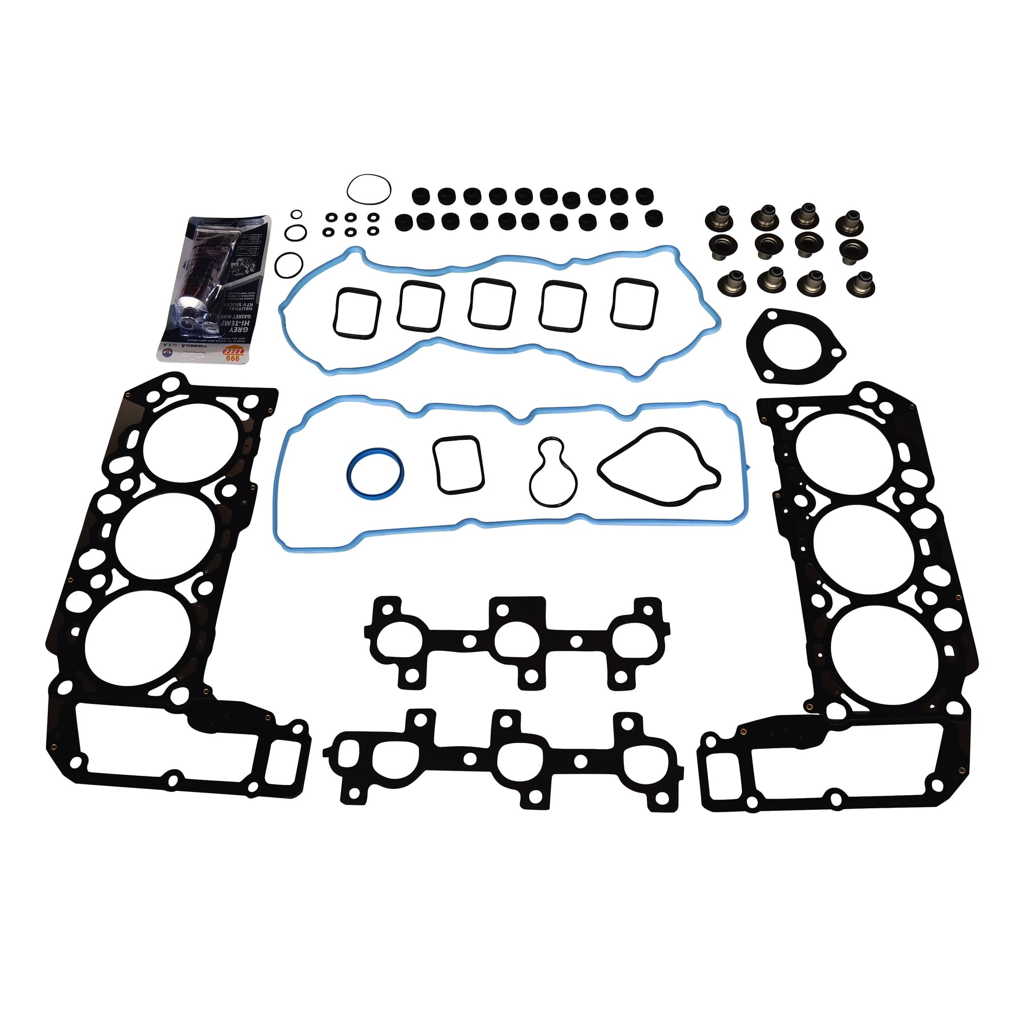 Partsflow MLS Head Gasket Set Compatible With Dodge Dakota Durango,Nitro, Ram 1500, Jeep Commander, Grand Cherokee,Liberty, Mitsubishi Raider, Ram 3.7l V6 12V VIN"K"