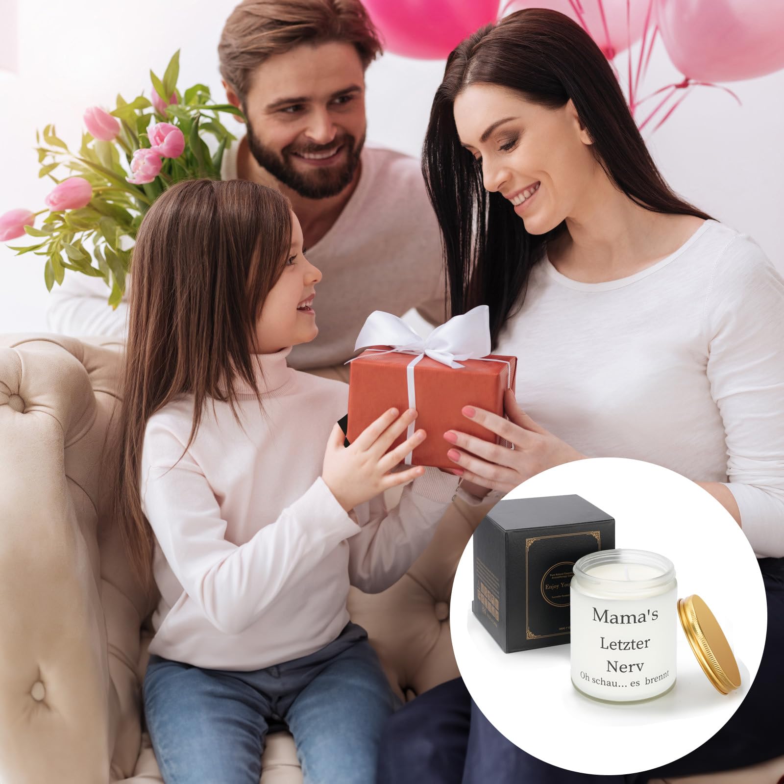 Candela Profumata Alla Lavanda 9oz - Regalo Umoristico Per La Mamma Con Frase Divertente, Idea Per Natale E Festa Della Mamma