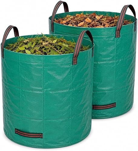 LTD Lot de 2 sacs à déchets de jardin robustes de 272 l avec CKB