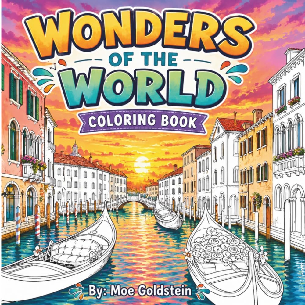 Wonders Of The World Coloring Book