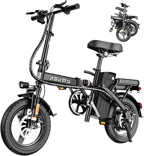 Foldable Electric Bike for Adults and Teens, 750W/1000W Peak Motor
