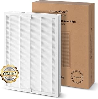 AromaRoom E-400 Air Purifier Filter H14 Filter Replacement, 3-Stage True Hepa Air Filter With Efficiency Activated Carbon, 11×2×15in, 1 Pack
