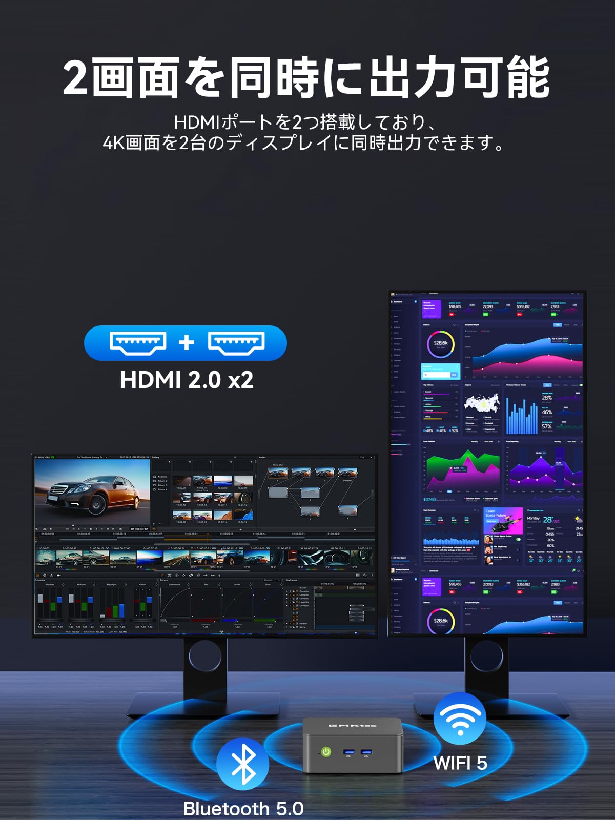 Amazon.co.jp: GMKtec G3S Mini PC, Mini PC, Mini PC, 16GB + 512GB