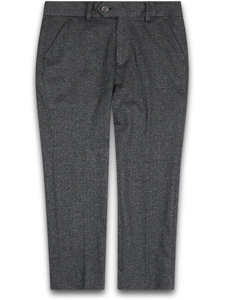 Black Appaman Stretchy Suit Pants (Toddler/Little Kids/Big Kids)