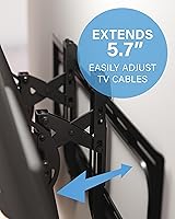 Vista 4 de Sanus - Montaje de pared inclinado premium para TVs planas de 46 a 90 pulgadas - Se separa hasta 5.7 pulgadas de la pared VLT6-B1