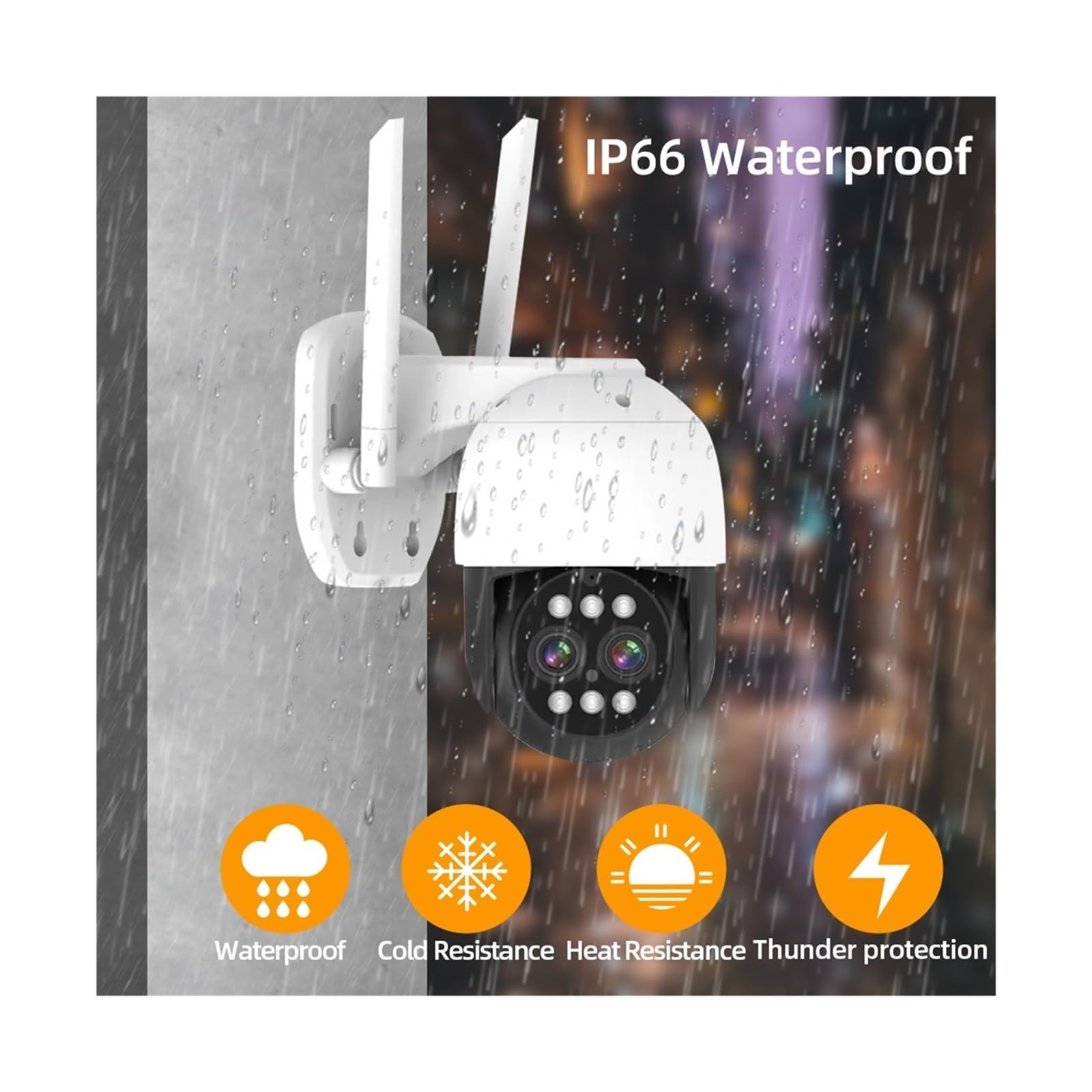 Kamera bezpieczeństwa, 4K 8MP 5MP HD CCTV System nadzoru 2-kierunkowy wodoodporny podwójny obiektyw PTZ kamera bezpieczeństwa IP 10CH P2P NVR zestaw wideo(None,8 Camera 10CH NVR)