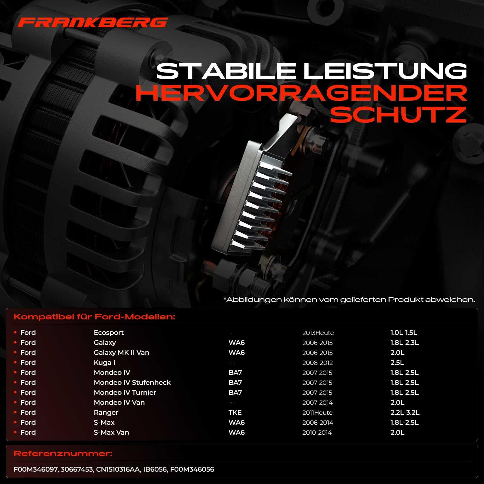Frankberg Generator Regler Lichtmaschinenregler 2-polig Replace #30667453