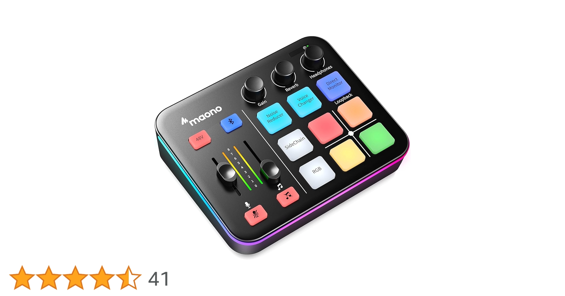 maono マイクミキサー インターフェース Amazon | MAONO ゲーミングオーディオミキサー オーディオ