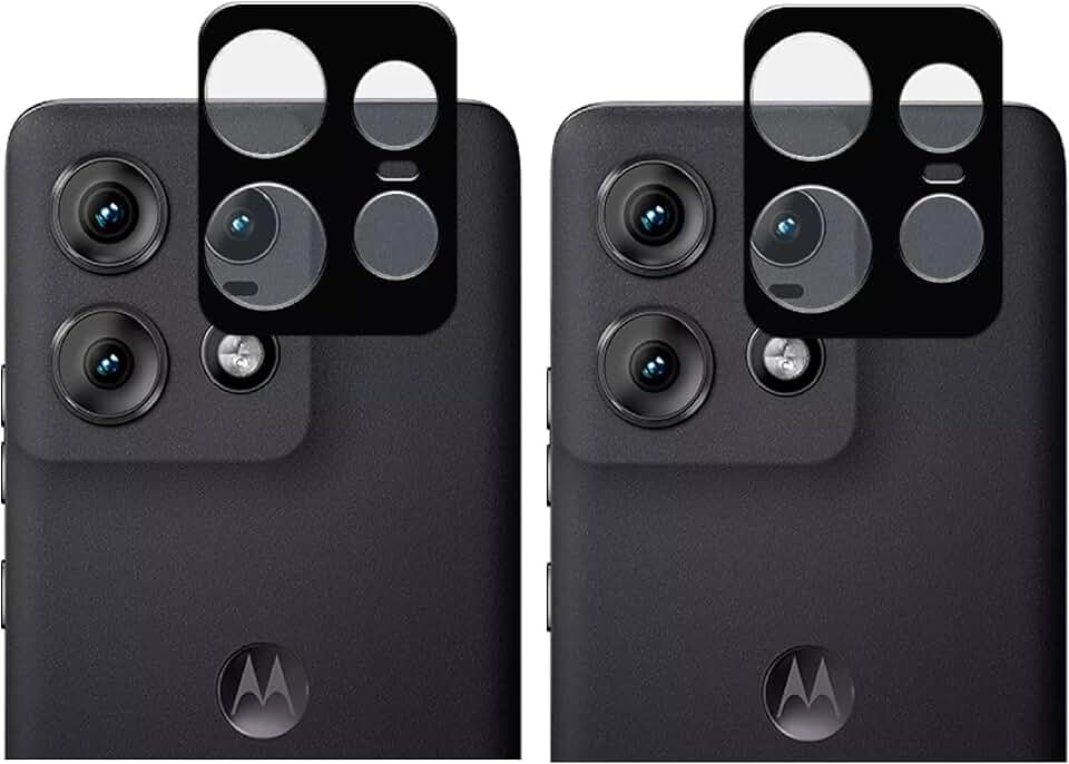 Kit 02x Película Protedora da Lente Câmera Para Motorola Moto Edge 50 Pro 5g
