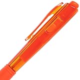 Pentel Wow! Retractable Ballpoint Pen, (1.0mm), Medium Line, Orange Ink, Box of 12 (BK440-F) – view 3