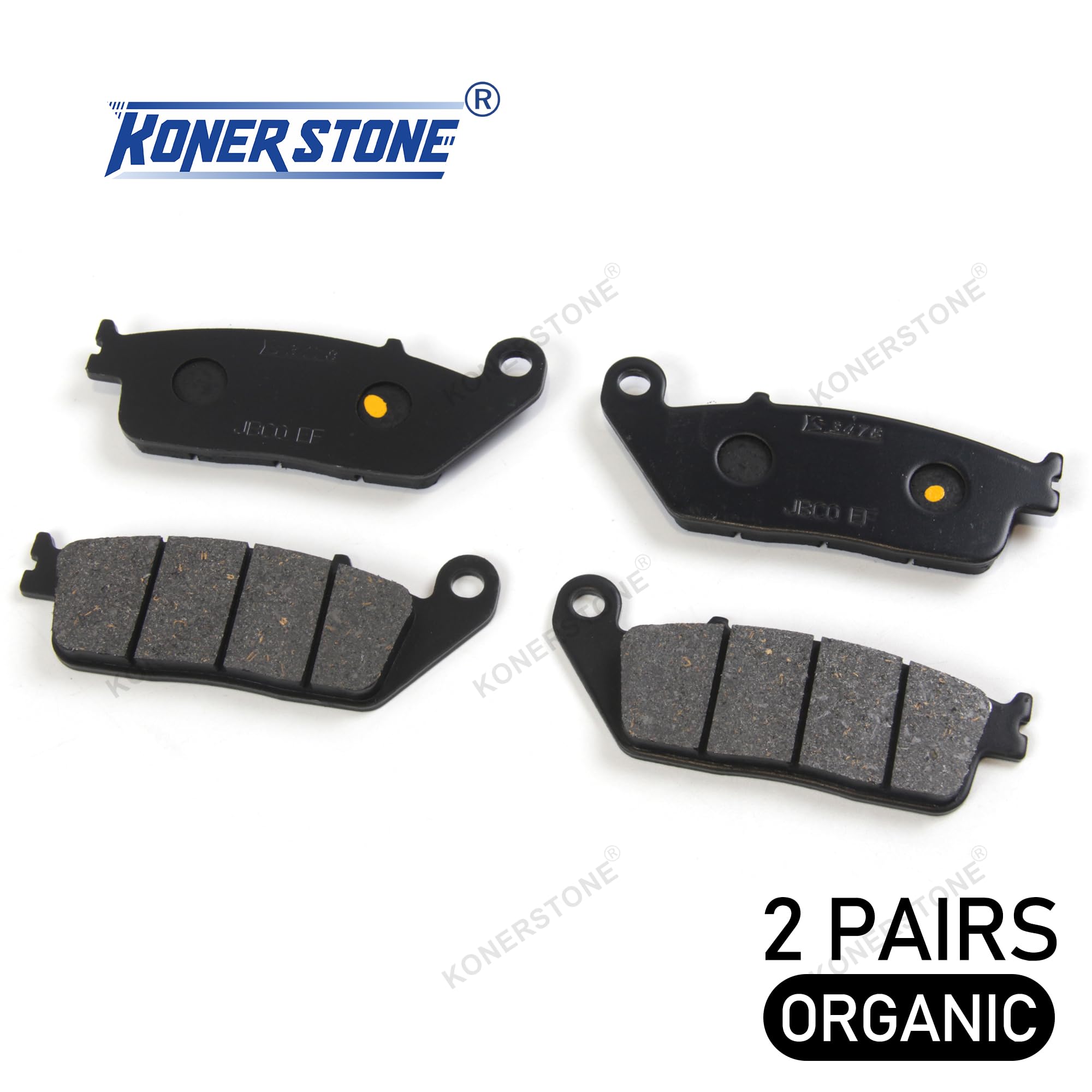 Arashi Kit dischi e pastiglie per freni anteriori per Kawa.saki Z750 2007-2011 ABS Accessori di ricambio Nero