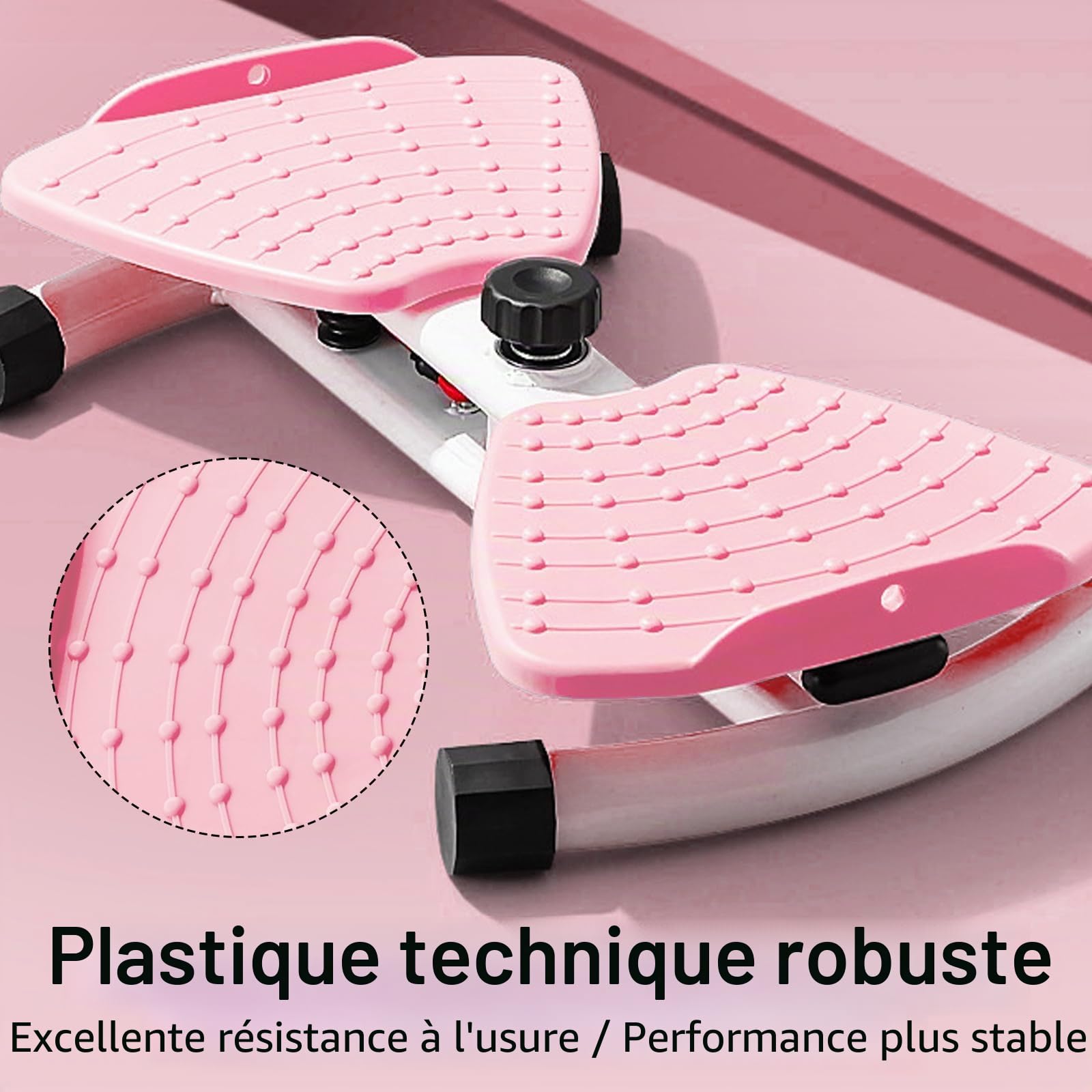 Waist Trainer, Waist Twisting Disc Board Bauchmuskeltraining Multifunction Bauchtrainer Fitness Pilates Board Twist Waist Disc mit Kordelzug für Frauen mit Widerstandsbänder Massage Fußsohle