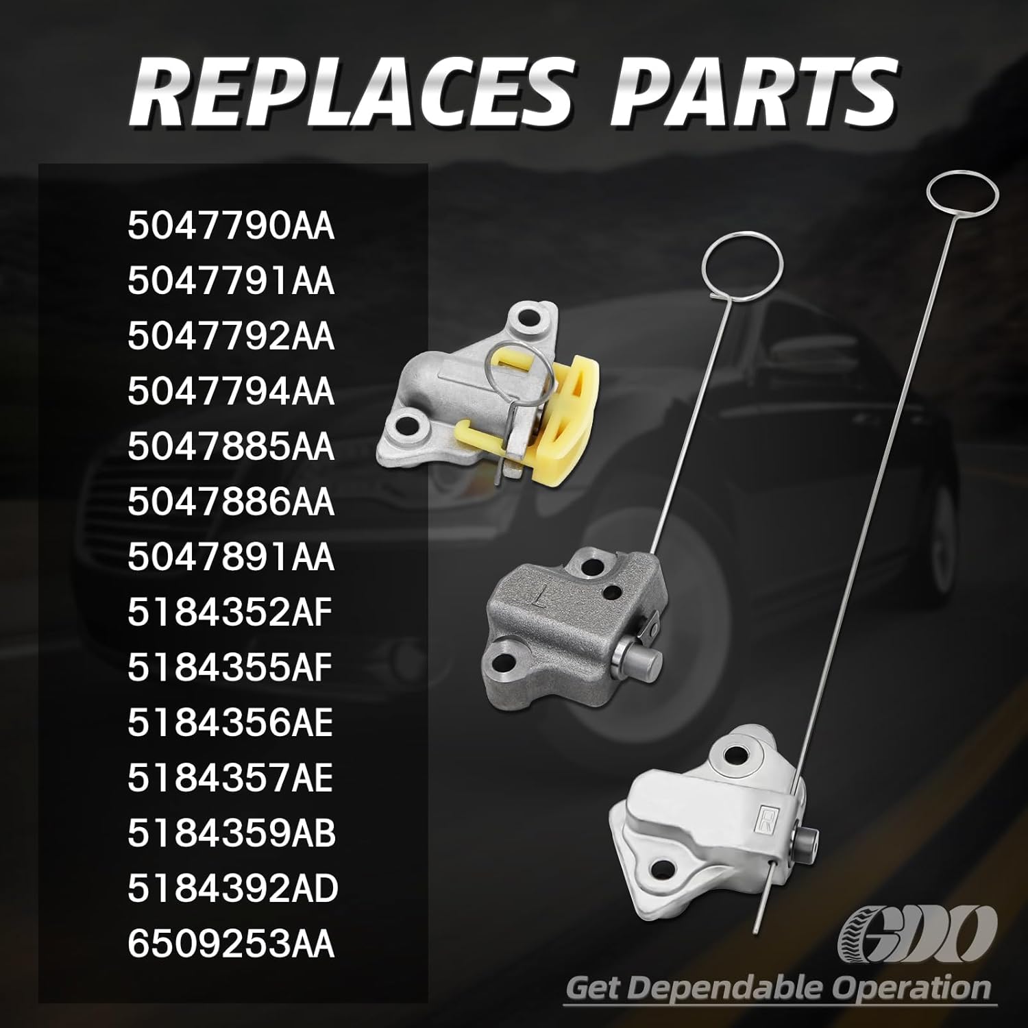 3.6 Timing Chain Kit V6 5047891AA Compatible 2011-2015 Chrysler 300 200 Town & Country 2011-2014 Dodge Avenger Grand Cherokee Wrangler Challenger Charger Durango 5184352AF timing tool set 05184392AF