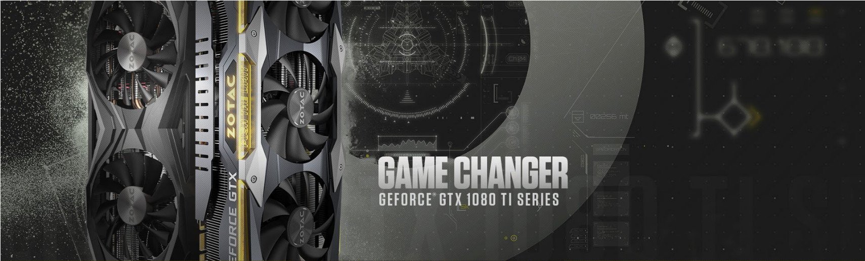 Zotac NVIDIA GeForce GTX 1080 Ti 11 GB AMP Extreme Core Edition karta graficzna - czarna