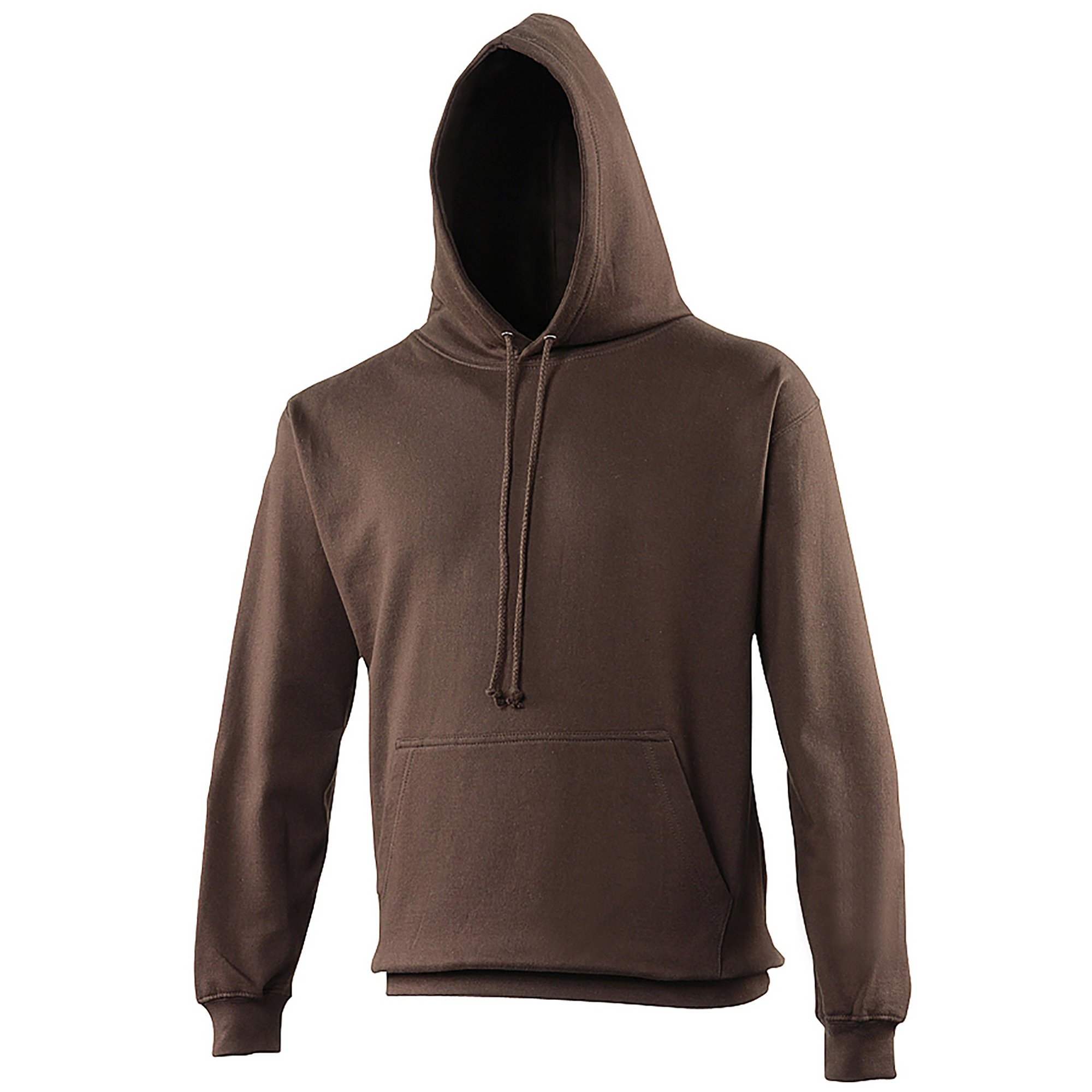 AWDis Men's College Hoodie, Brown (Hot Chocolate), X-Small