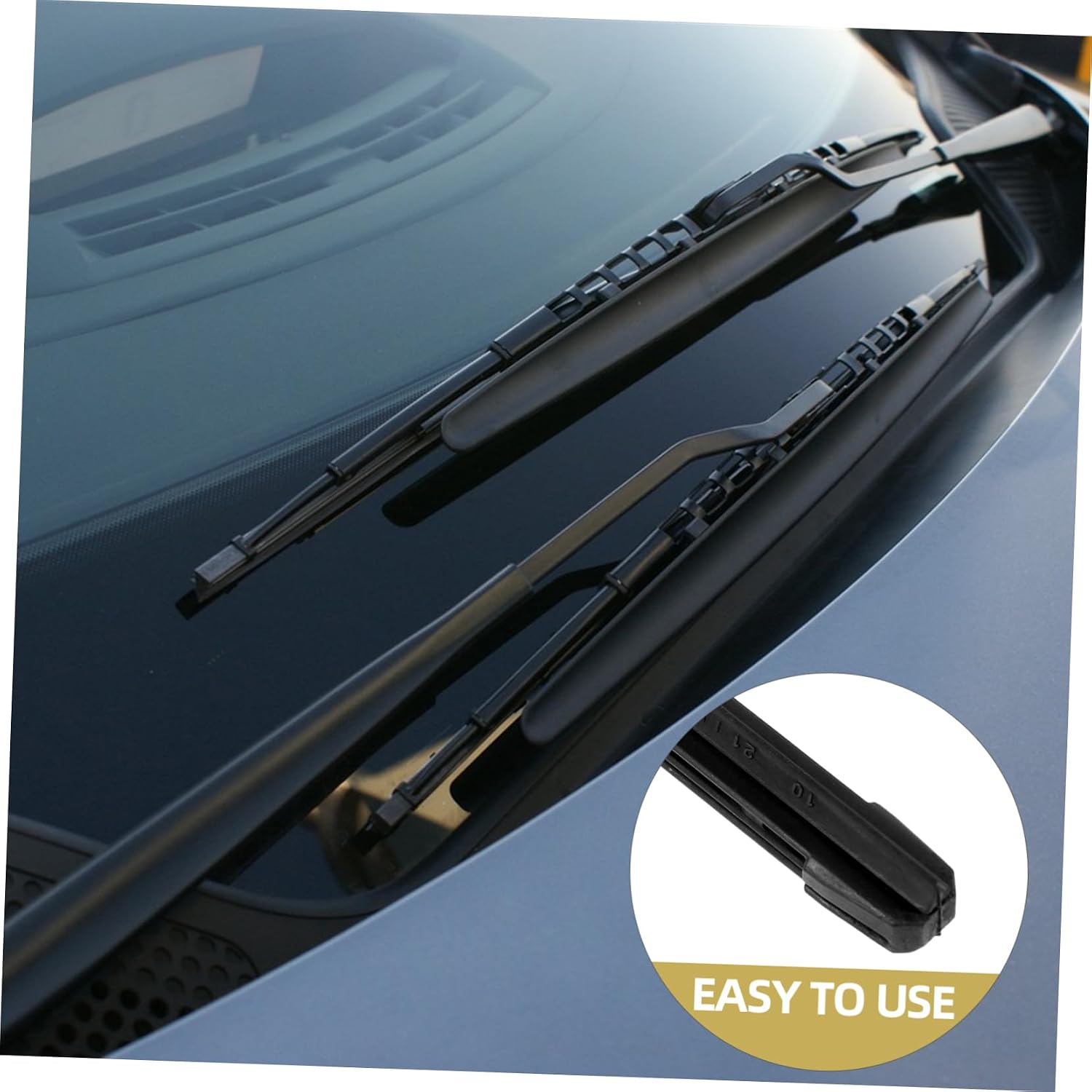 PRETYZOOM 2Pcs Wiper Blade Refills Strips for Windshield Wiper Blades Replacement Wiper Blade Refills Compatible with Vehicles