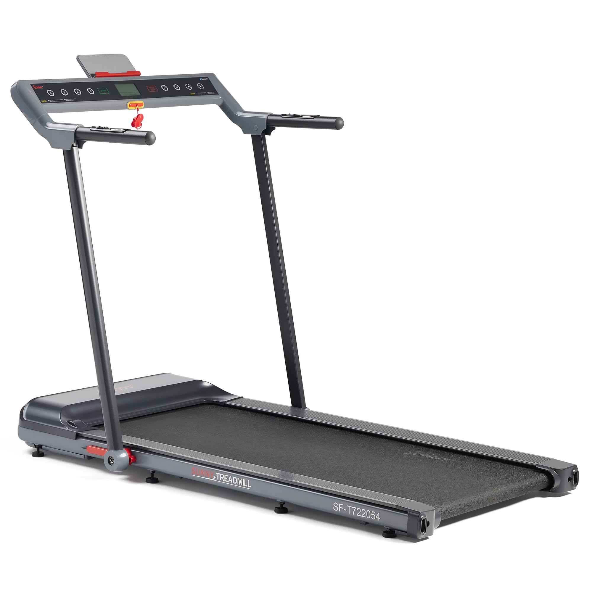 Sponsored Ad - Sunny Health & Fitness Strider Foldable Treadmill, 20-Inch Wide Running Belt with Optional Exclusive SunnyFit™ App and Enhanced Bluetooth Connectivity