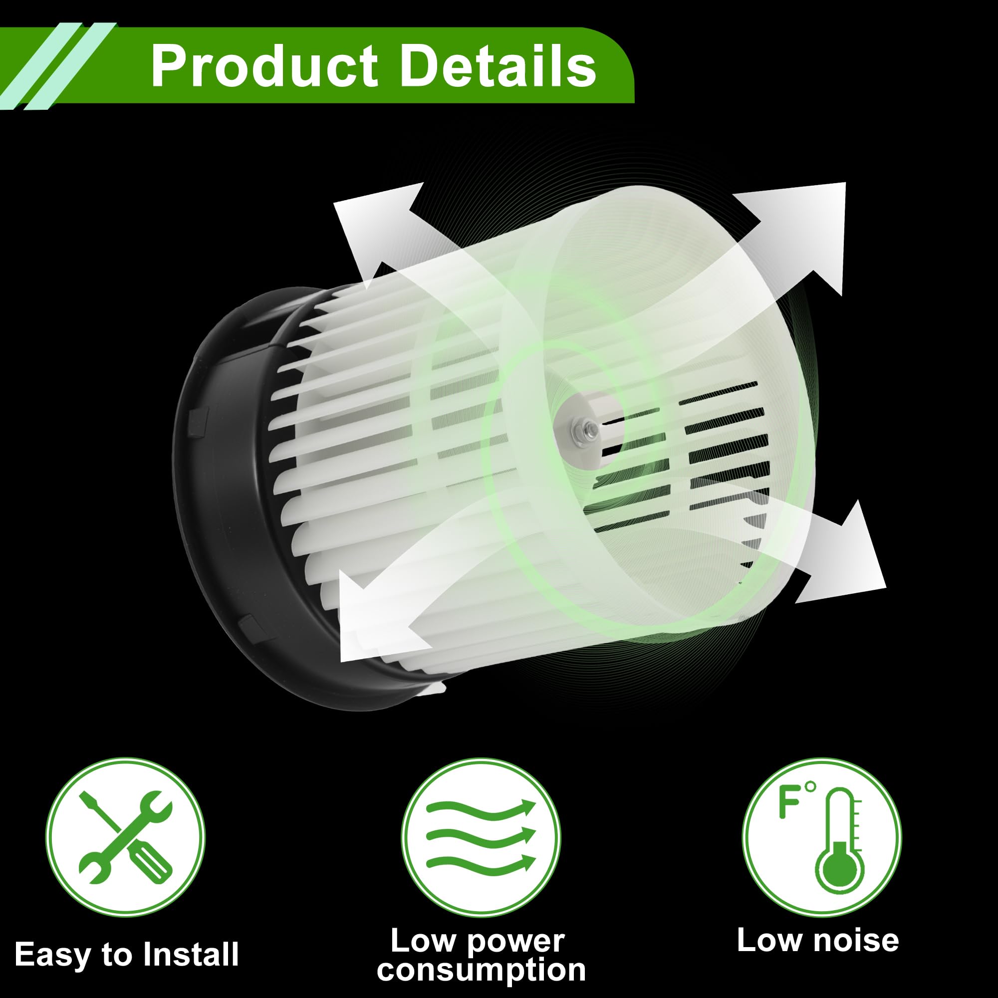 Moteur De Ventilateur HVAC Pour Nissan Qashqai II J11 J11 1.2L-2.0L 2013-2019 Ventilateur De Moteur De Climatisation Remplace 272264EM0A/272264BA0A