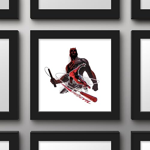 Miniatura 2 de Trends International Gallery Pops Marvel Comics Daredevil - Billy Club Action Graphic Canvas Wall Art Wall Poster, 12.00" x 12.00", Stretched Canvas