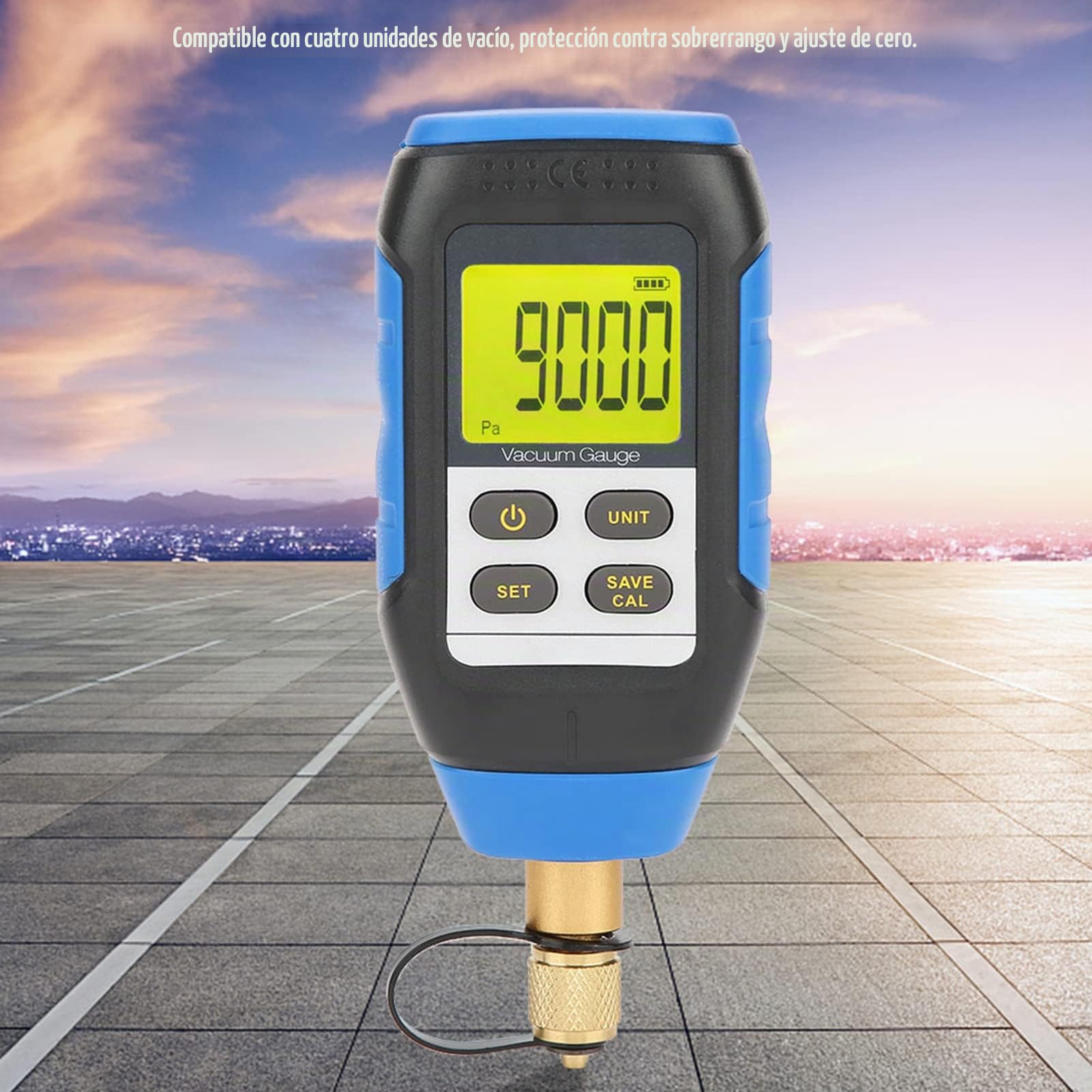 Vacuómetro Digital de Alta Precisión VMV-1 para Entornos Atmosféricos 0-50 °C VMV-1 de Alta Precisión