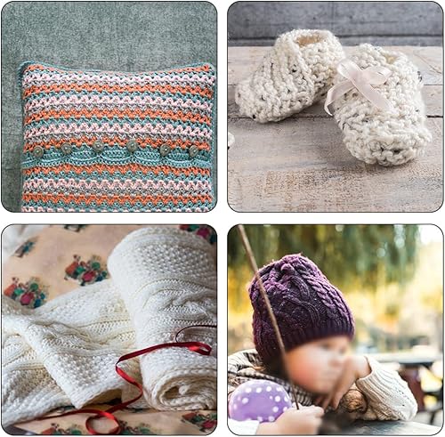 Miniatura 7 de 19 soportes para puntada de cable, soportes de puntada, agujas de cable para tejer, agujas de cable de aluminio, aguja de tejer cable con marcadores