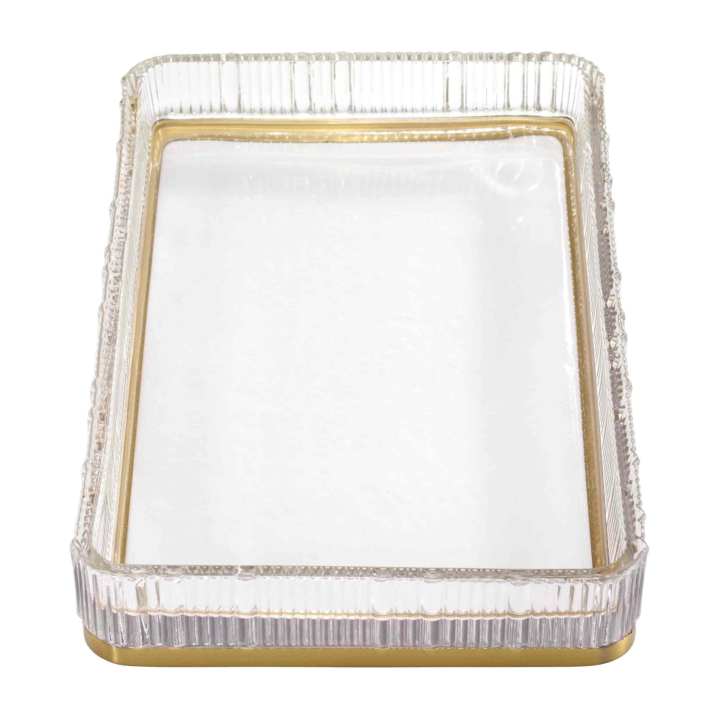 Amazon.com: Nicole Miller - Vanity Tray, Glass Countertop