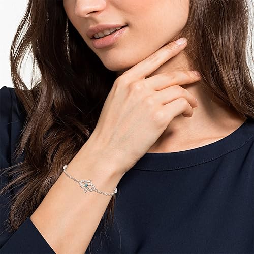 Miniatura 2 de Palpitate Hamsa Bracelet 925 Sterling Silver Amulet Pendant Good Luck Jewelry for Mom Daughters Friends