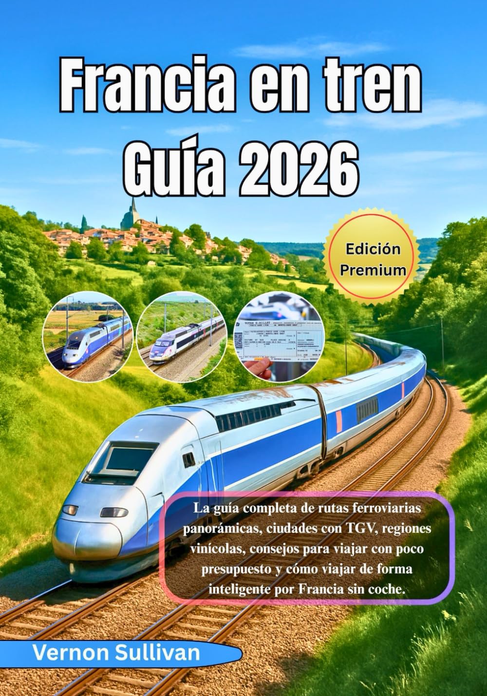 Francia en tren Guía 2026: La guía completa de rutas ferroviarias panorámicas, ciudades con TGV, regiones vinícolas,consejos para viajar con poco presupuesto y cómo viajar de forma inteligente por Fr