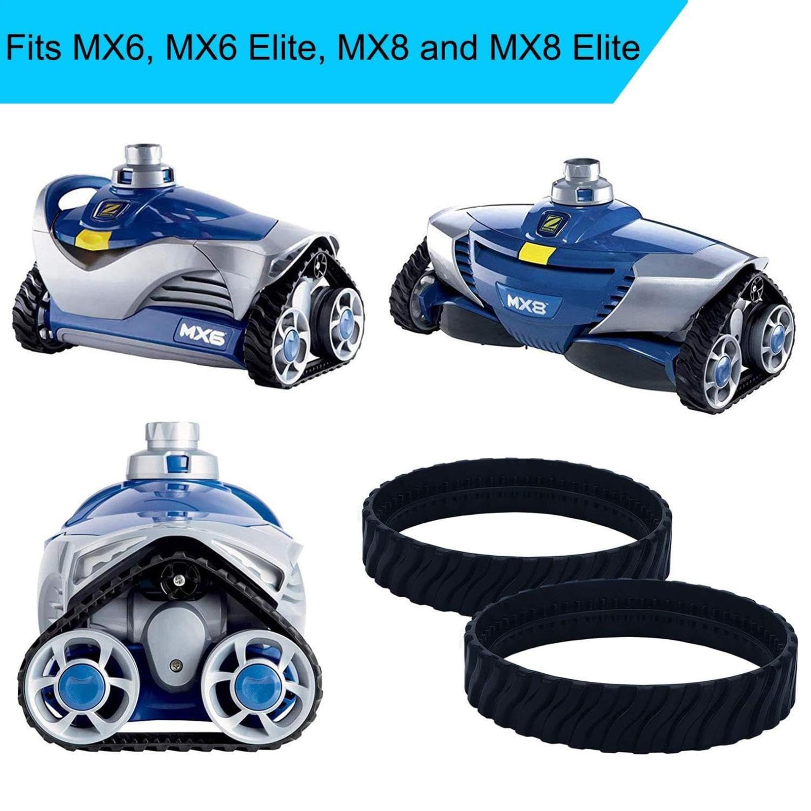 Kit de Repuesto para Limpiador de Piscina, Accesorio de Limpieza de Piscina para Limpiador de Piscinas MX8 y MX6
