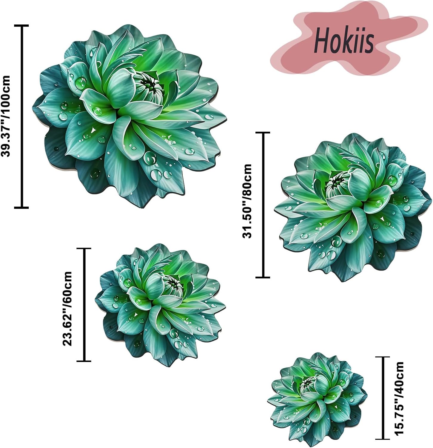 Floral Diatomaceous Earth Floor Mat 3D Flowers Pattern Bath Mat Non-Slip Bath Rug Safe Absorbent Quick Drying Bathmat Suitable for Bathroom Kitchen Entrance (Style 5, 23.62"/60cm)