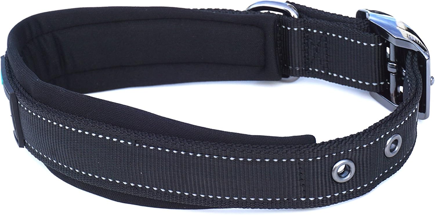 Black Rhino The Comfort Collar Ultra Soft Neoprene Padded Dog Collar