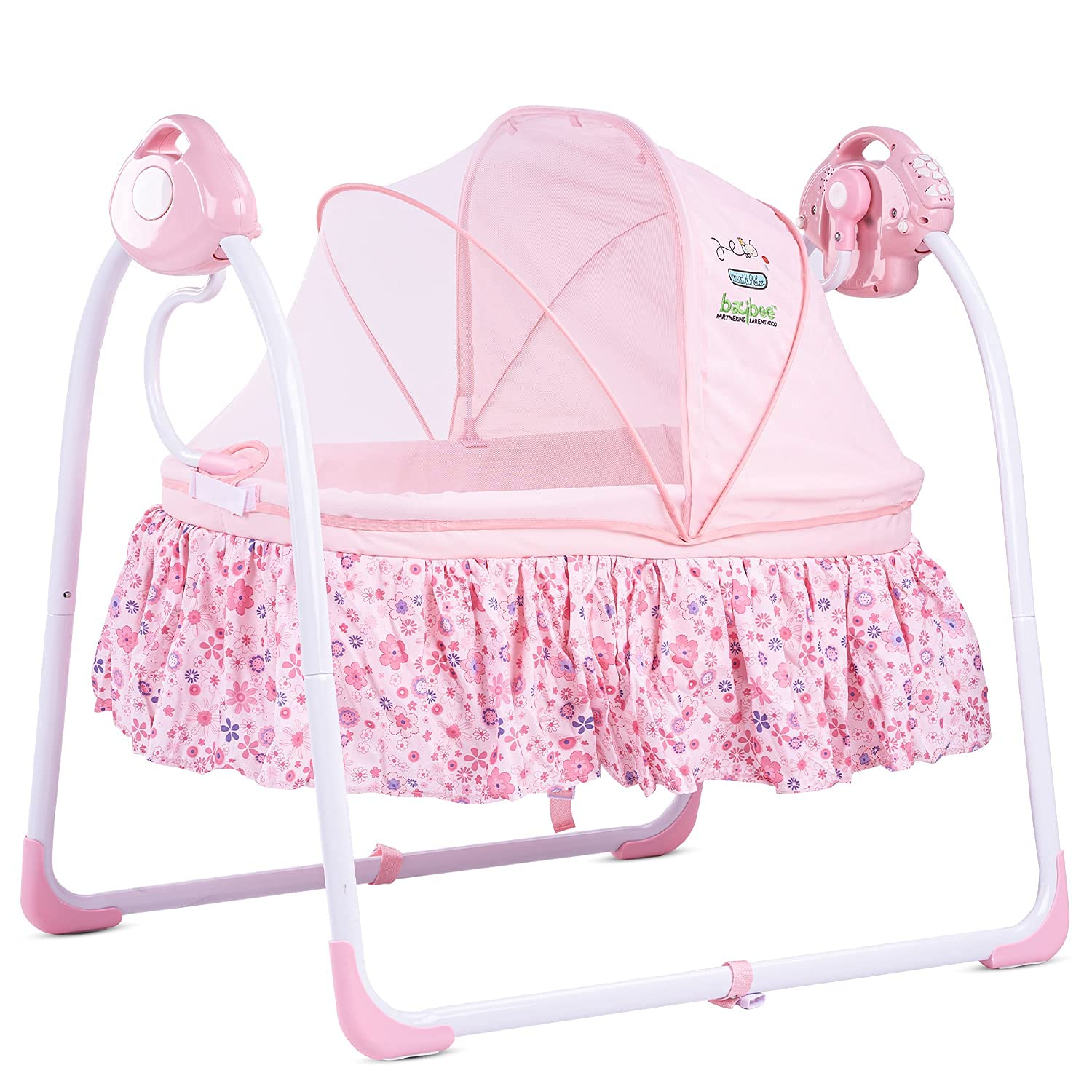BAYBEE Celea Cradle for Baby, Automatic Swing Jhula for Baby with