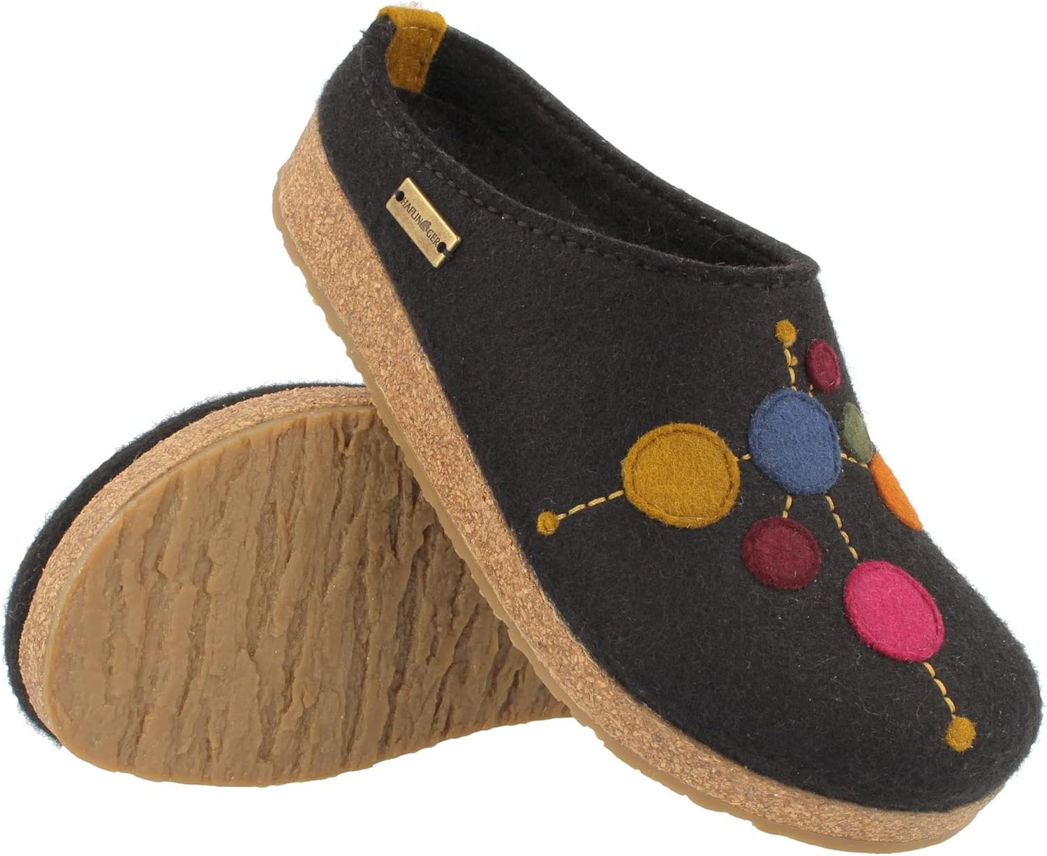 HAFLINGER Faible Felt Clog Wool Slipper - Image 2