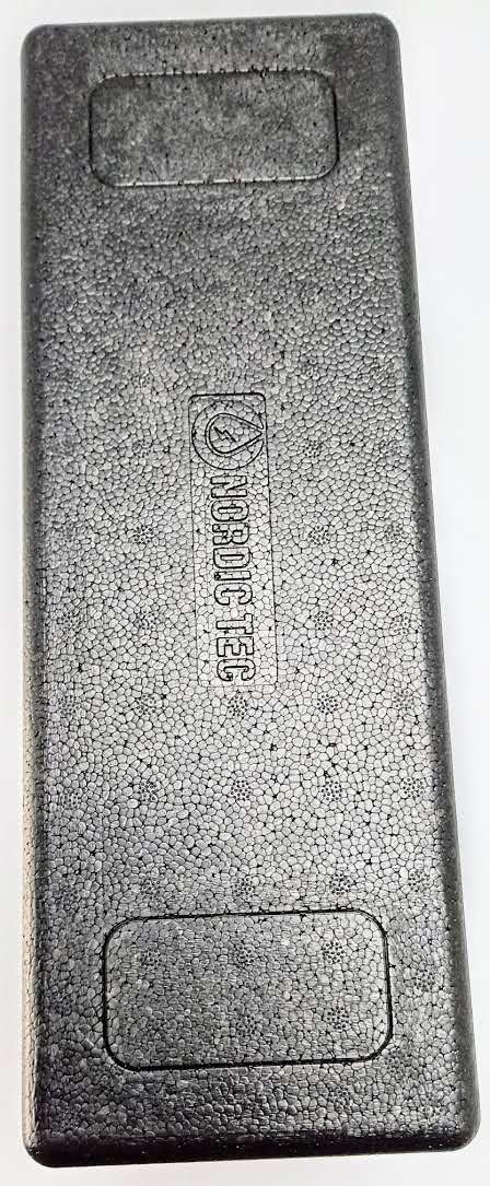 Scambiatore di calore a piastre in acciaio inox Nordic Tec Ba-23-50 50 piastre 210kW 3/4" con isolamento