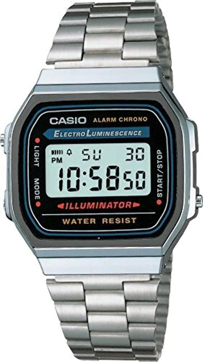 Reloj iluminador Casio A168W-1