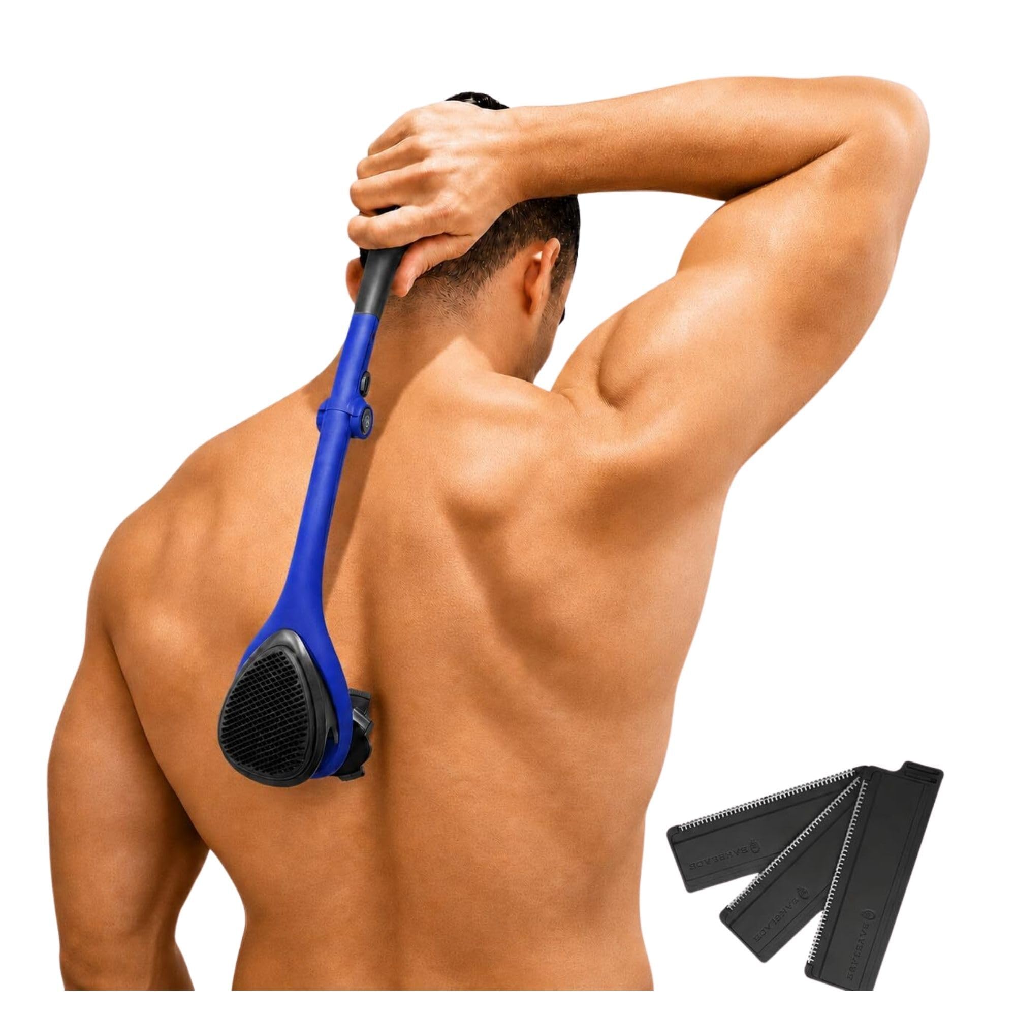 BakBlade 2.0 Elite Back Shaver for Men With Silicone Handle For Grip