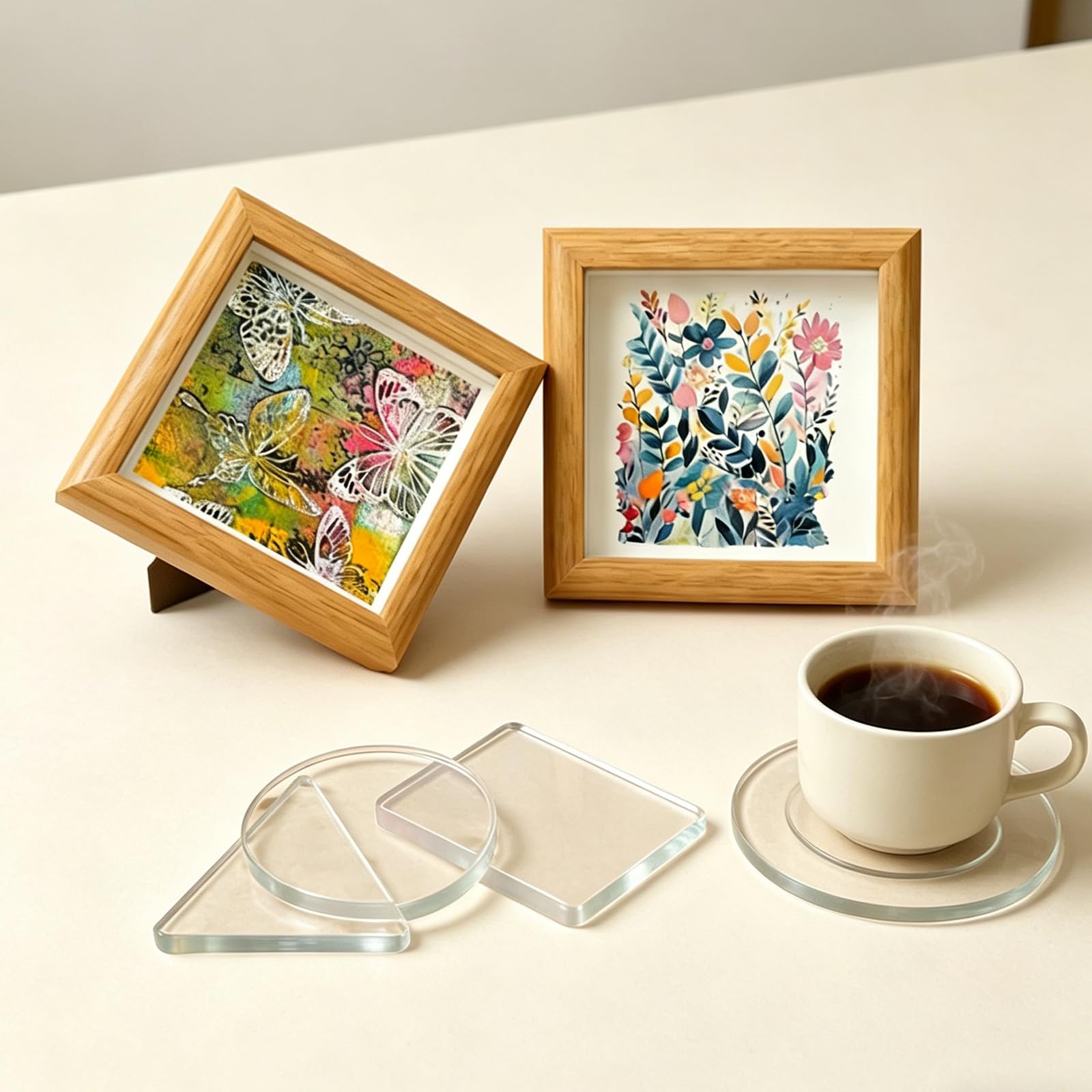 Set di piatti professionali per stampa in gel con modelli casuali, ideali per laboratori scolastici e lavori creativi per la casa