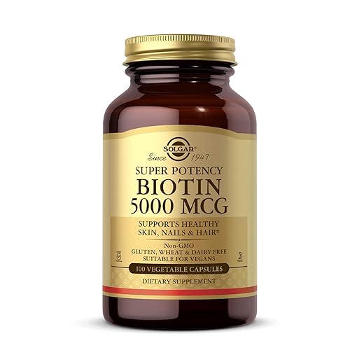 Solgar Biotin 5000 mcg Vegetable Capsules